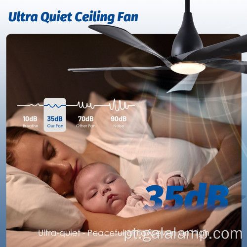 Luz do ventilador de teto de decoração de estilo nórdico